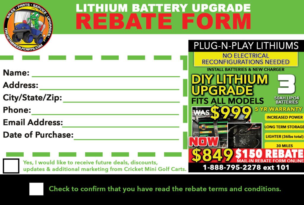 cricket-mini-golf-cart-lithium-rebate-postcard2